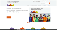 Desktop Screenshot of lakselv.vgs.no